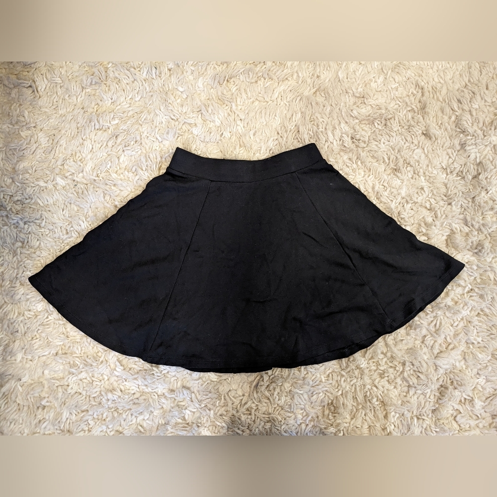 H&M Divided Black Skater Skirt